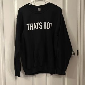 black crewneck
